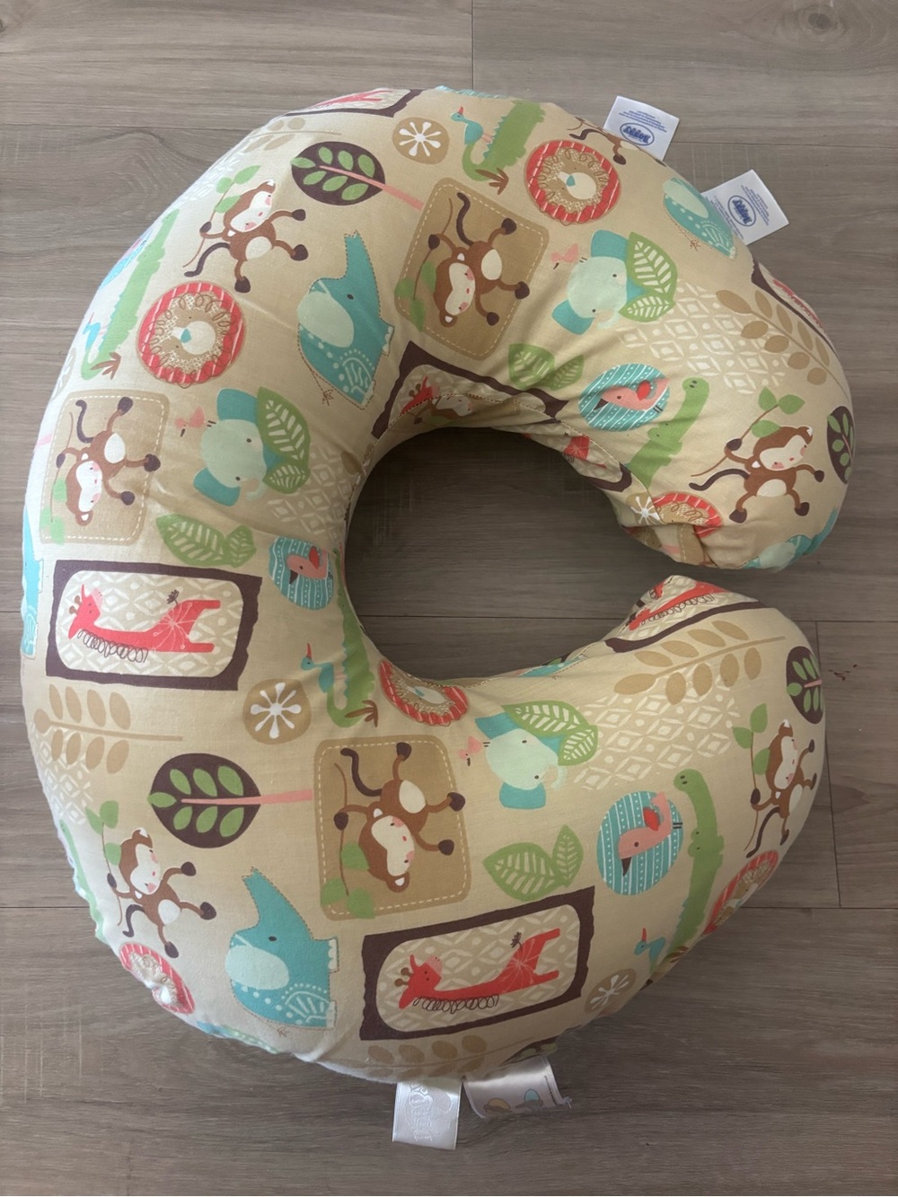 Boppy Nursing Support Pillow - Neutral Animal Print